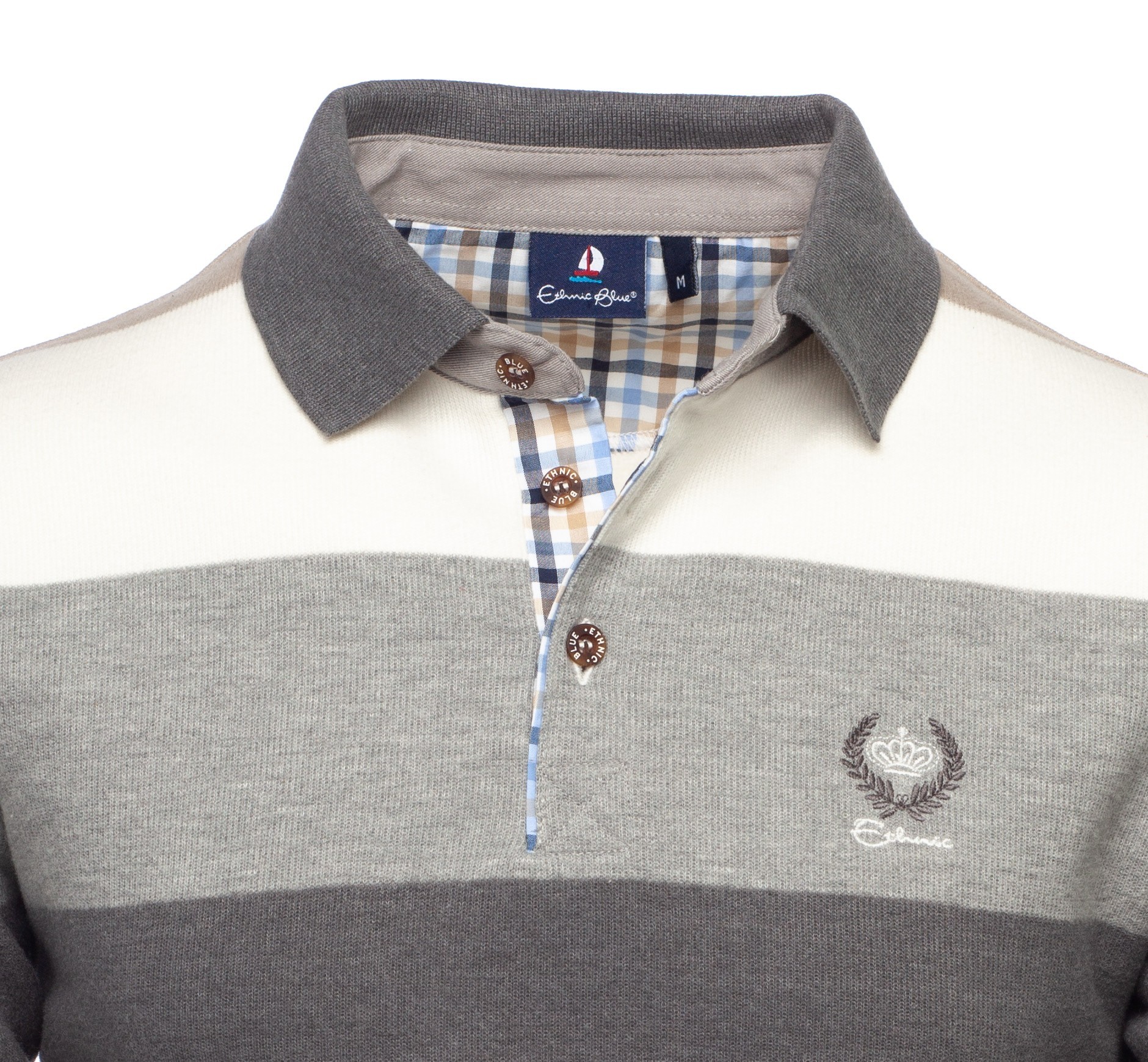 Iconic Striped Polo in Soft touch Knit Portugal Iconic Striped Polo in Soft touch Knit Portugal