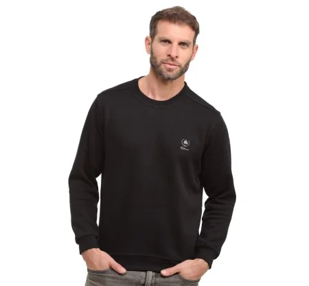 Sweat-shirt col rond homme GRIS MOYEN