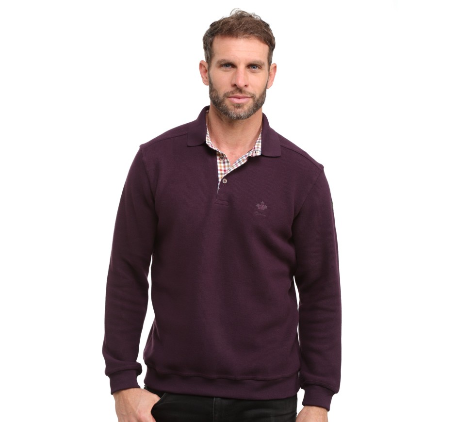 Polo Signature homme – maille douce fabriquée au Portugal