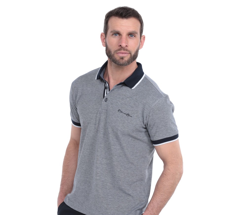 Polo maille piquée