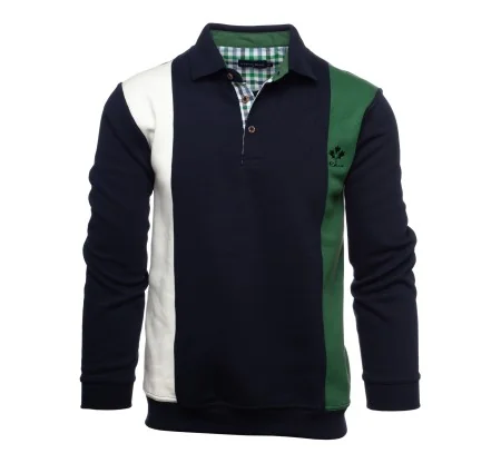 Polo à Rayures Verticales – Confort & Style