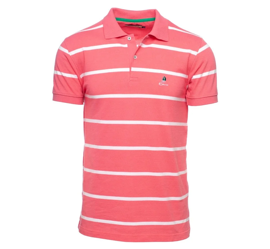 Striped Piqué Polo