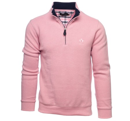 Sweat zip signature Rose