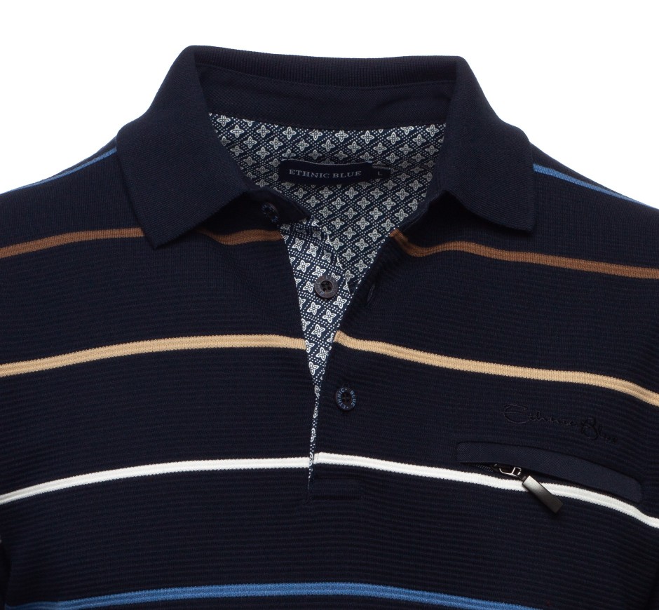 Sweat Col Polo Rouge en Maille Ottoman – Confort et Style