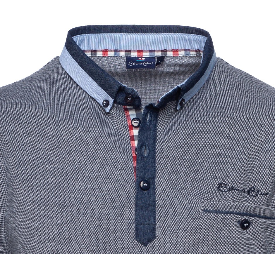 Piqué Polo with Shirt Collar – Portuguese Craftsmanship
