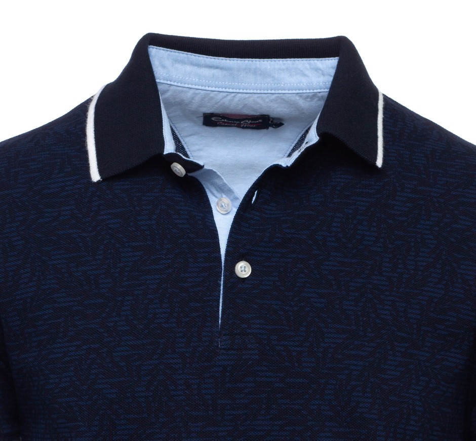 Polo Homme Kaki Maille Piquée imprimée Végétale – Confection Portugaise