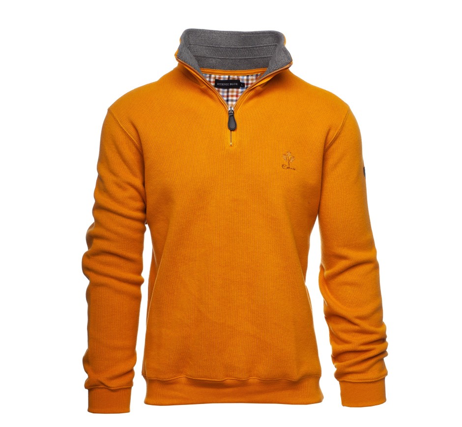 Sweat Zip Signature Homme | Confort & Style – Ethnic Blue