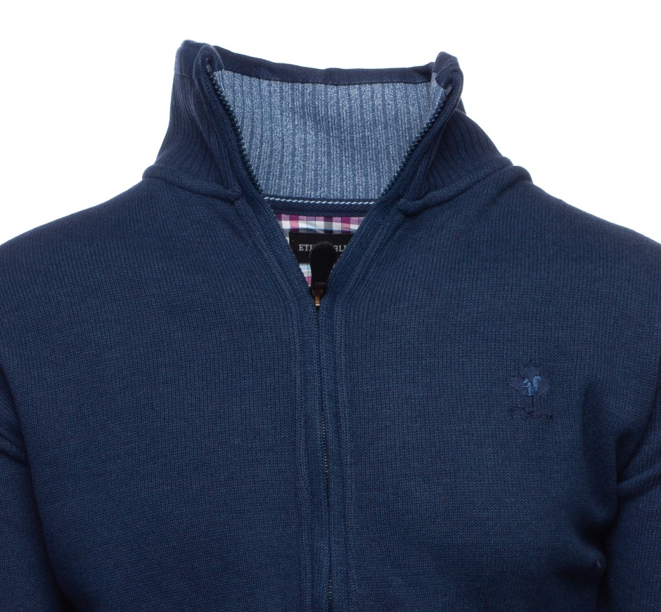 Veste homme toucher doux anthracite poches