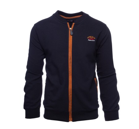 Veste casual en maille ottoman