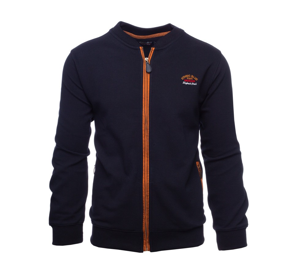 Veste casual en maille ottoman