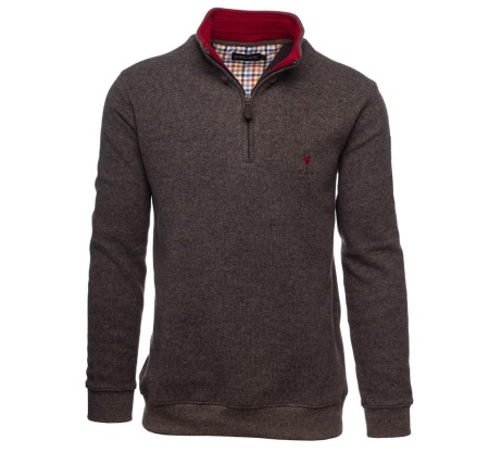 Sweat Zip Signature Homme | Confort & Style – Ethnic Blue