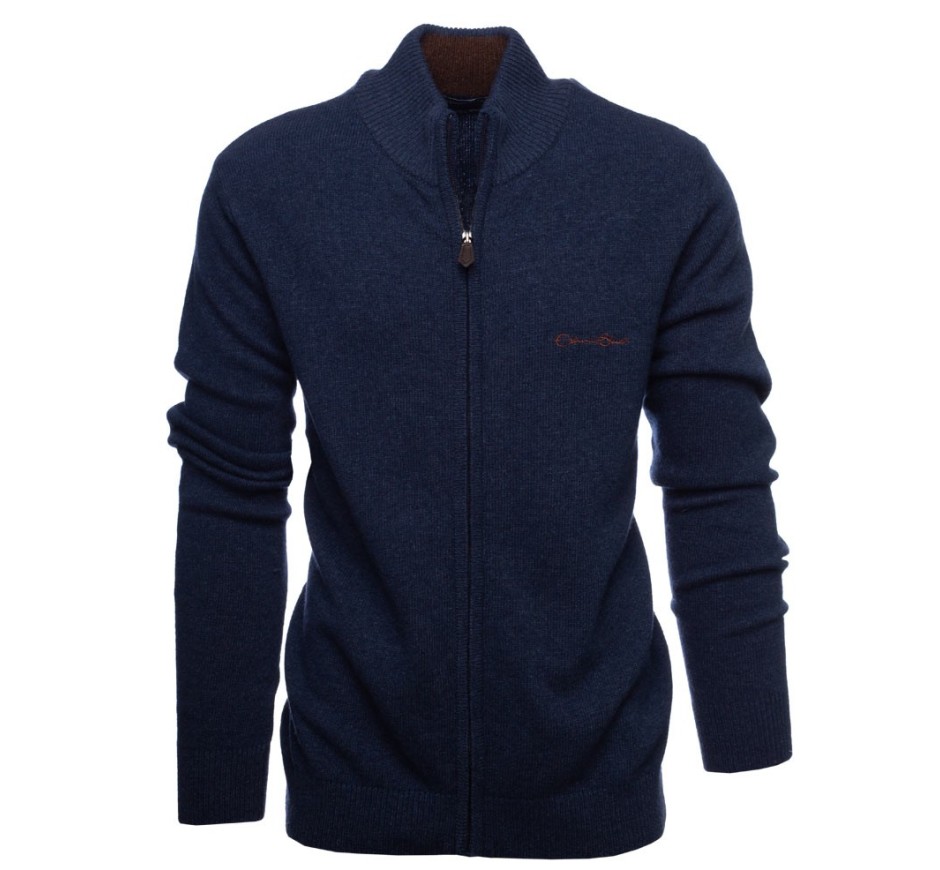 Men's jacket,wool, indigo blue