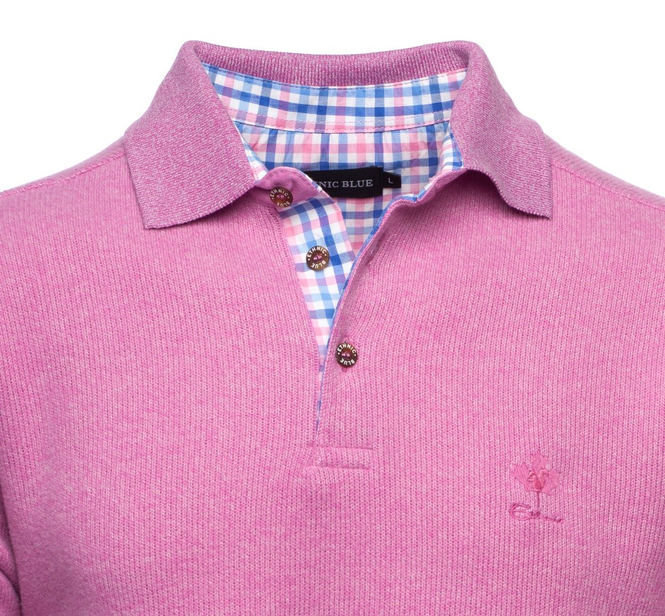 Men’s Plus Size Polo Shirt 3XL & 4XL | Ethnic Blue