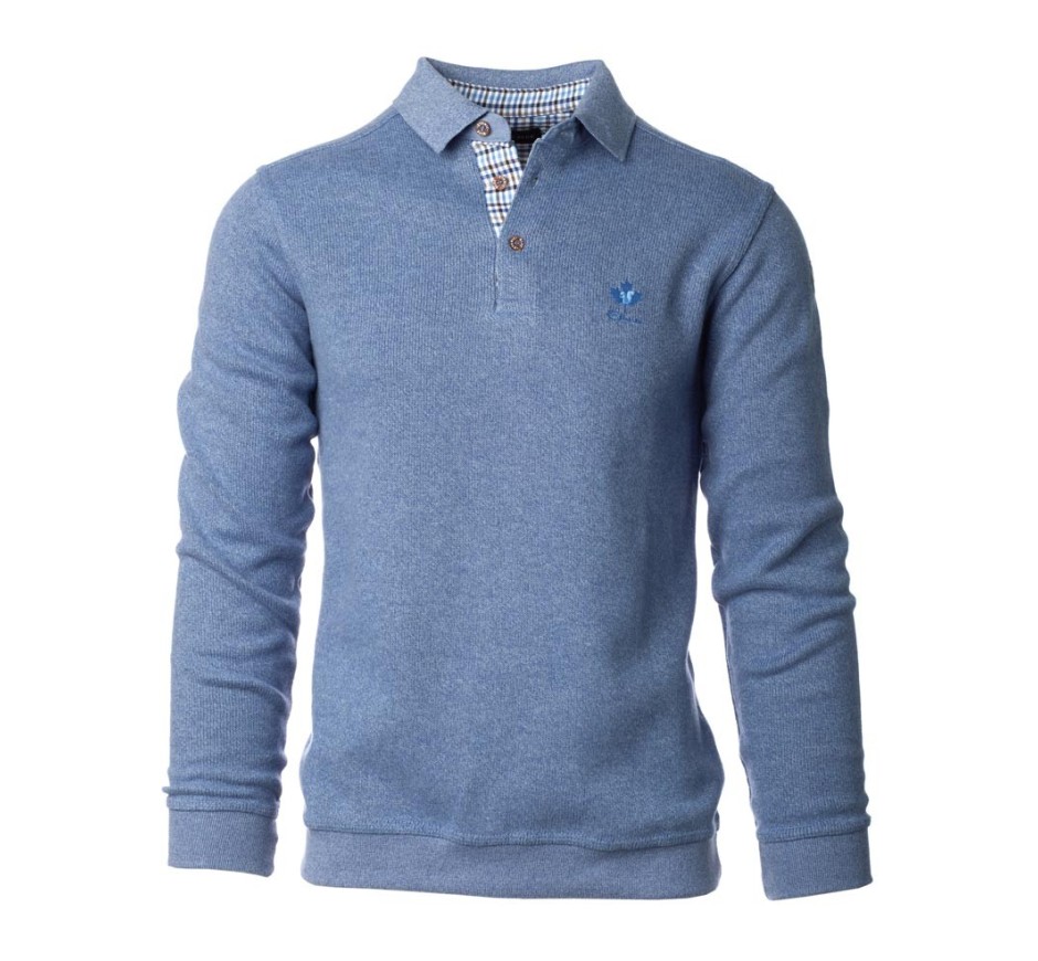 Polo homme grandes tailles 3XL & 4XL – Ethnic Blue