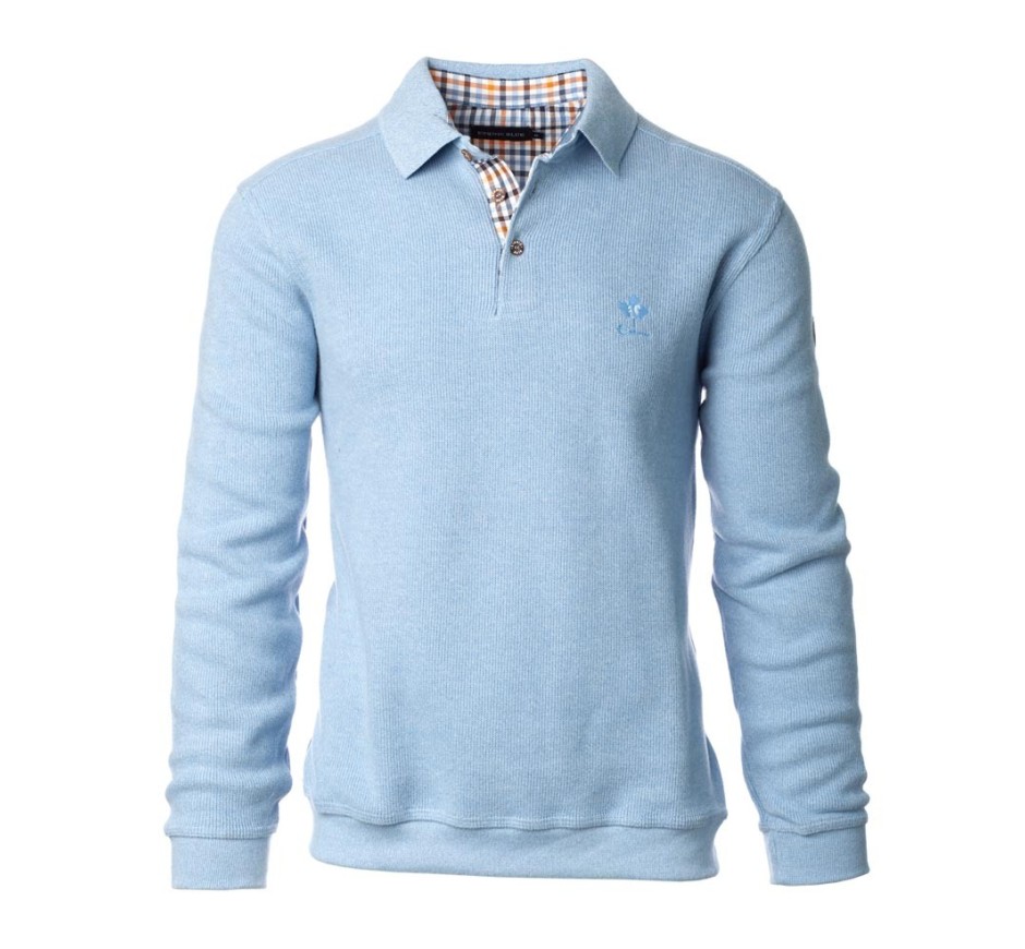 Men’s Plus Size Polo Shirt 3XL & 4XL | Ethnic Blue