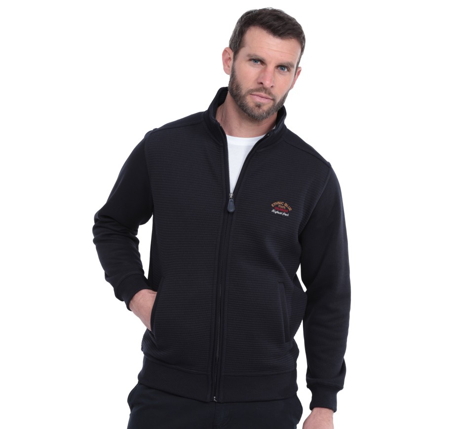 Veste homme grandes tailles 3XL 4XL maille ottoman Portugal