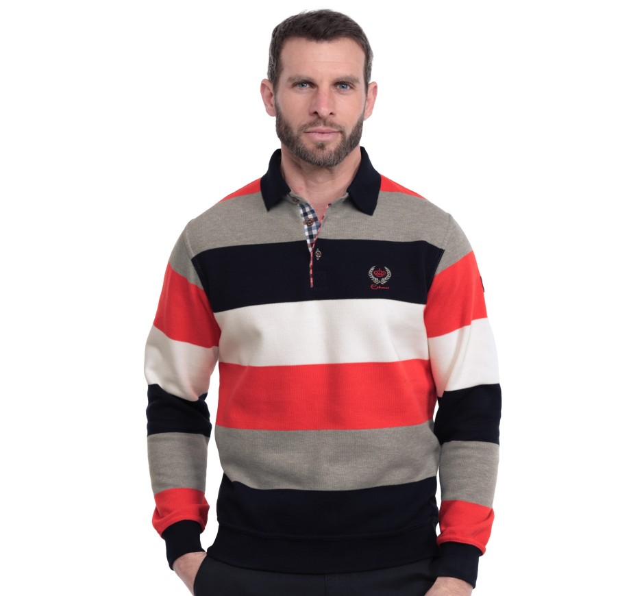 Polo rayé ICONIQUE