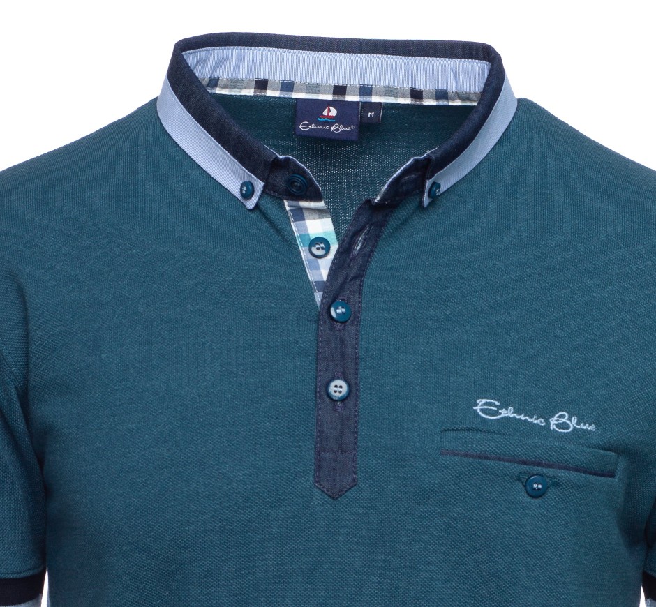 Polo piqué col chemise grandes tailles – Portugal