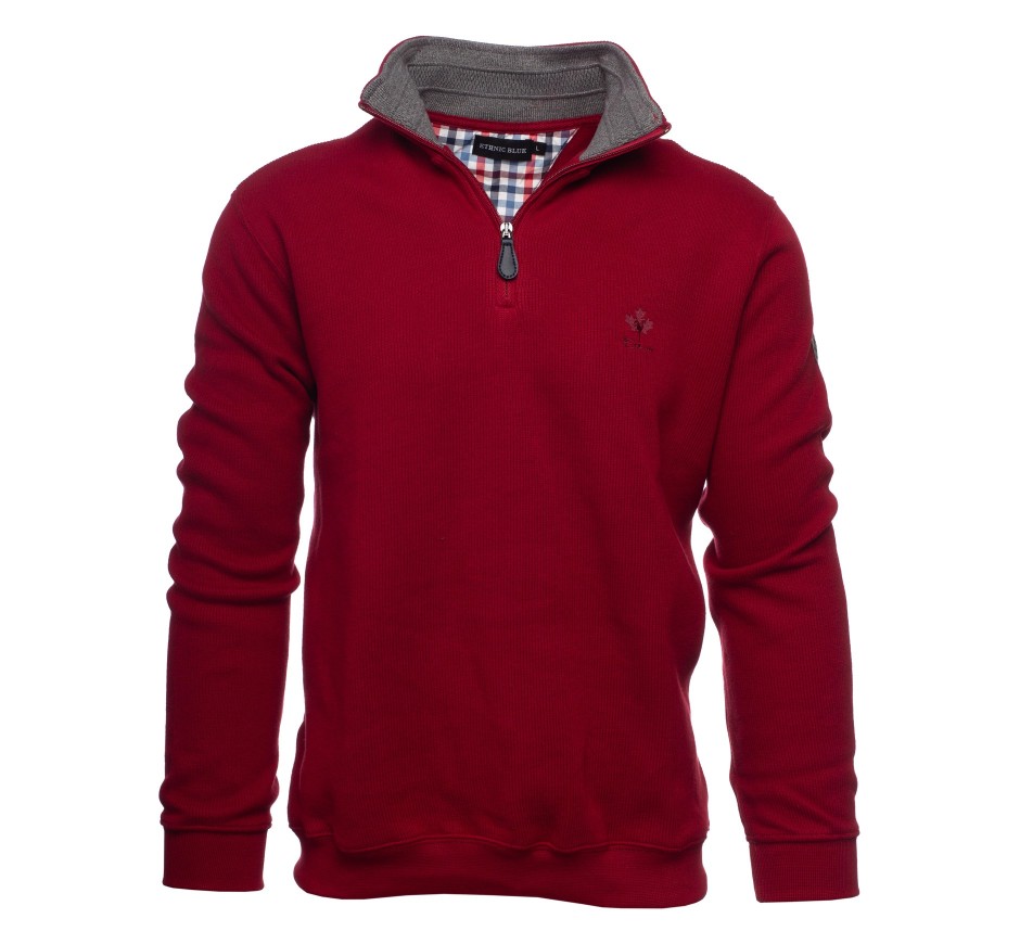 Signature Zip Sweater Plus Size 3XL-4XL