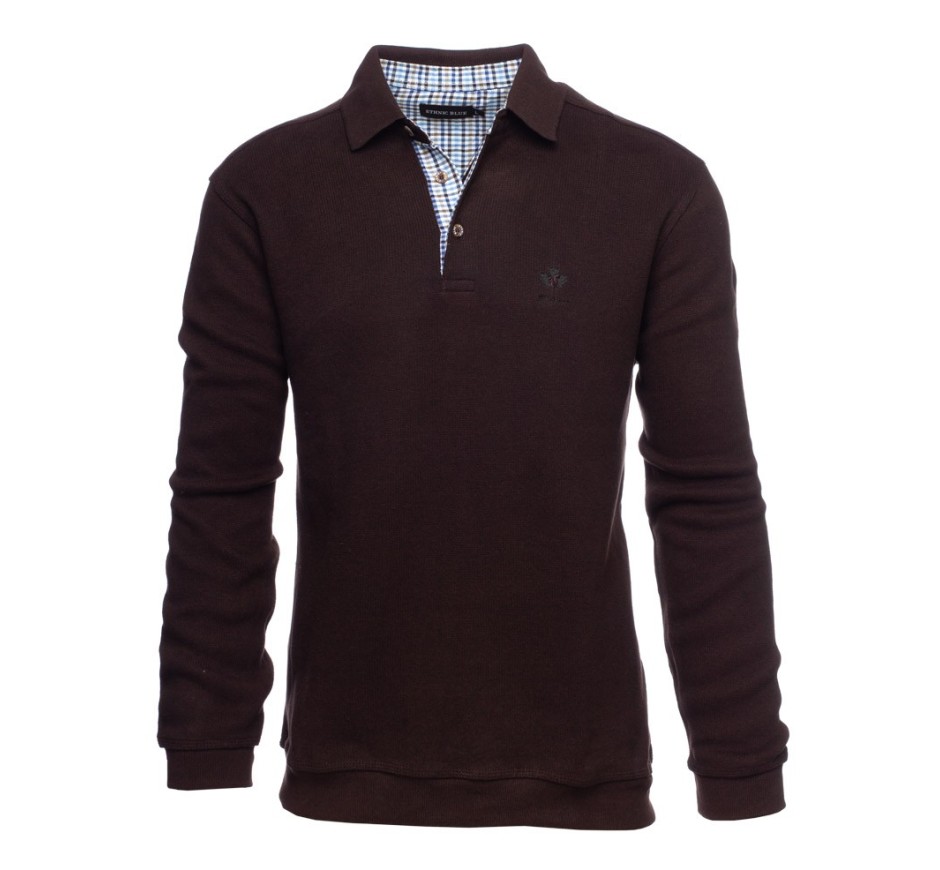 Men’s Plus Size Polo Shirt 3XL & 4XL | Ethnic Blue