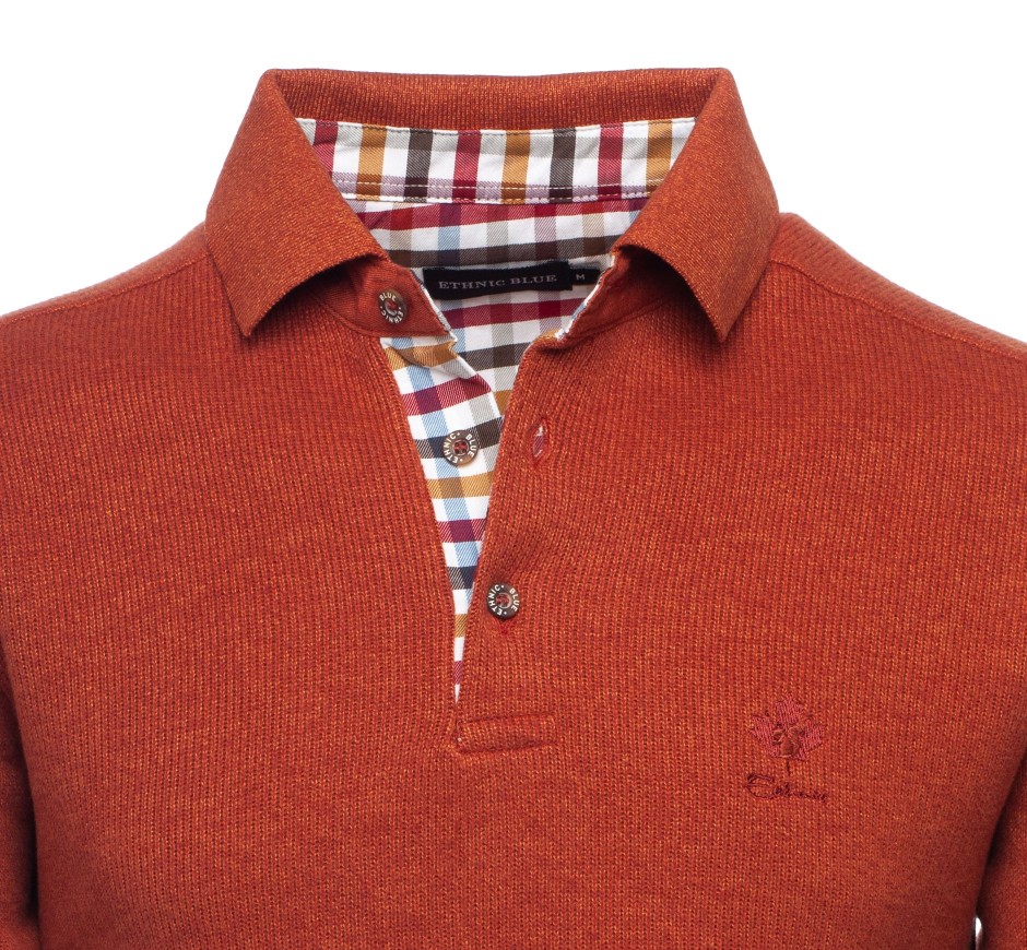 Polo homme grandes tailles 3XL & 4XL – Ethnic Blue