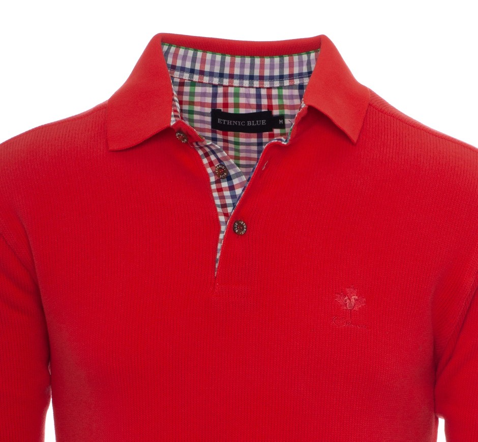 Men's Signature Polo Soft Knit - New Colors | Ethnic Blue