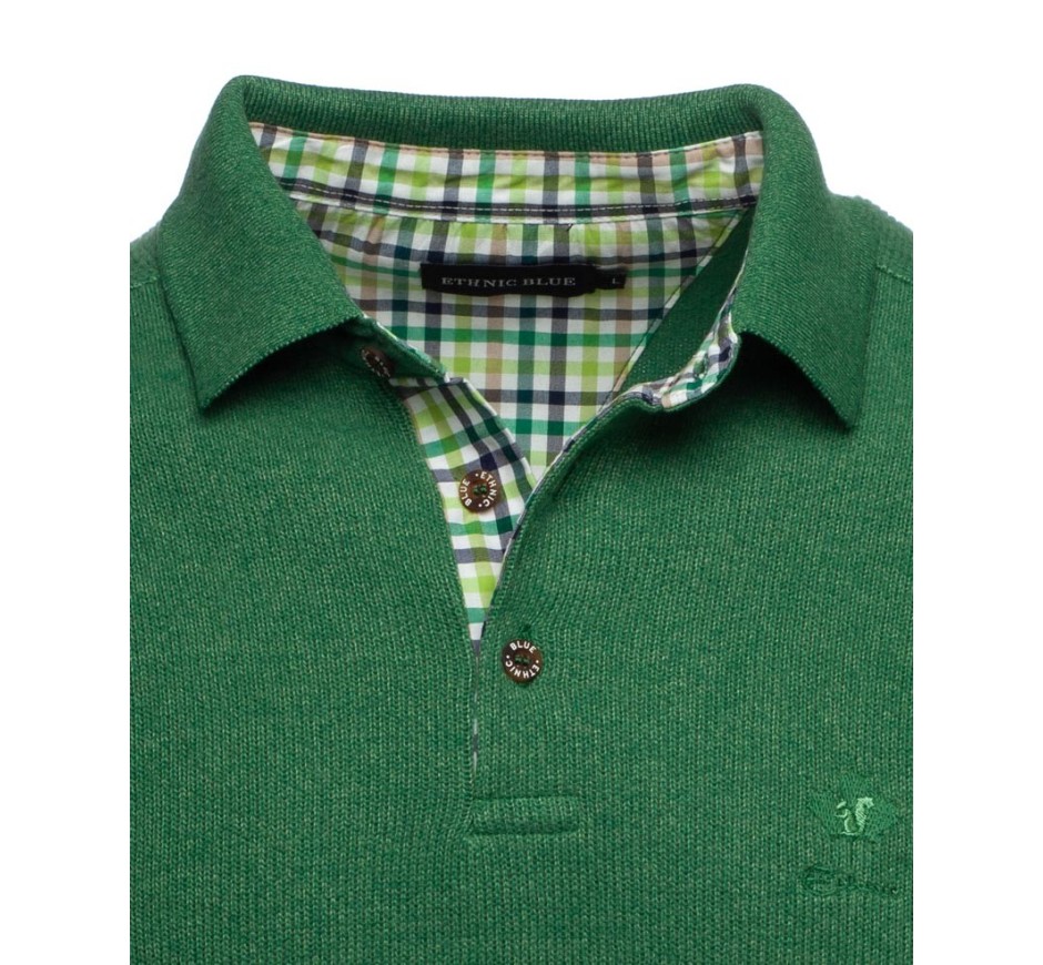 Polo homme grandes tailles 3XL & 4XL – Ethnic Blue