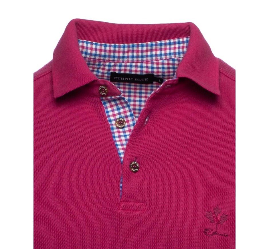 Men’s Plus Size Polo Shirt 3XL & 4XL | Ethnic Blue