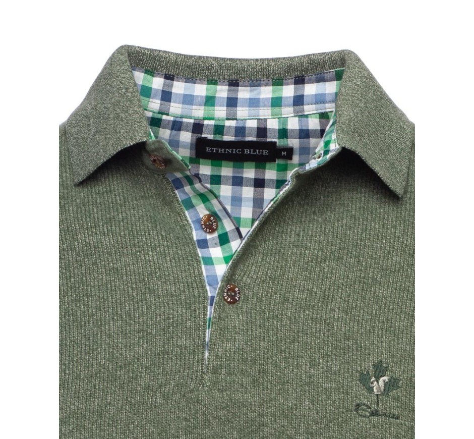 Polo homme grandes tailles 3XL & 4XL – Ethnic Blue