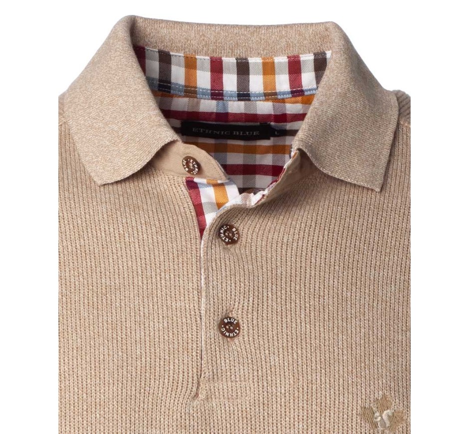 Polo homme grandes tailles 3XL & 4XL – Ethnic Blue