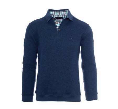 Men's Signature Polo Soft Knit - More Colors | Ethnic Blue