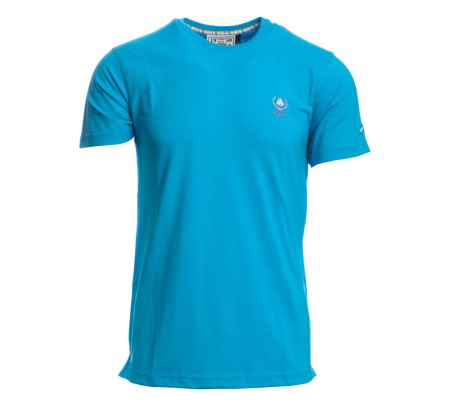 T-shirt homme uni jersey manches courtes jaune col V