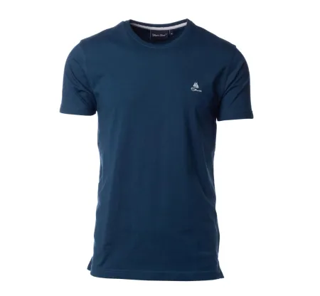 T-SHIRT jersey manches courtes uni MARINE