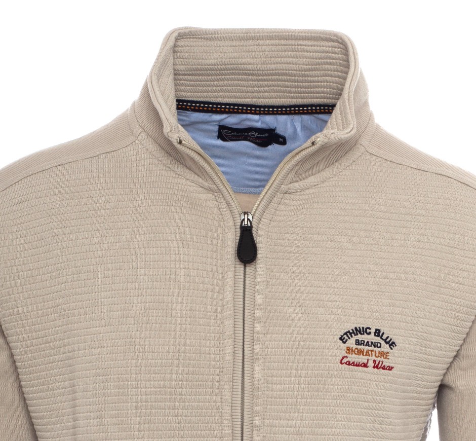 Men’s Ottoman Knit Jacket Made in Portugal