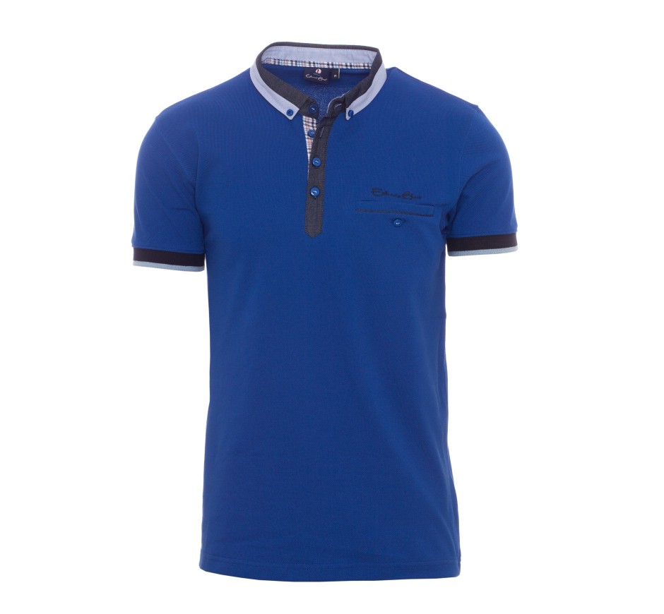 Piqué Polo with Shirt Collar – Portuguese Craftsmanship