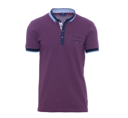 Piqué Polo with Shirt Collar – Portuguese Craftsmanship