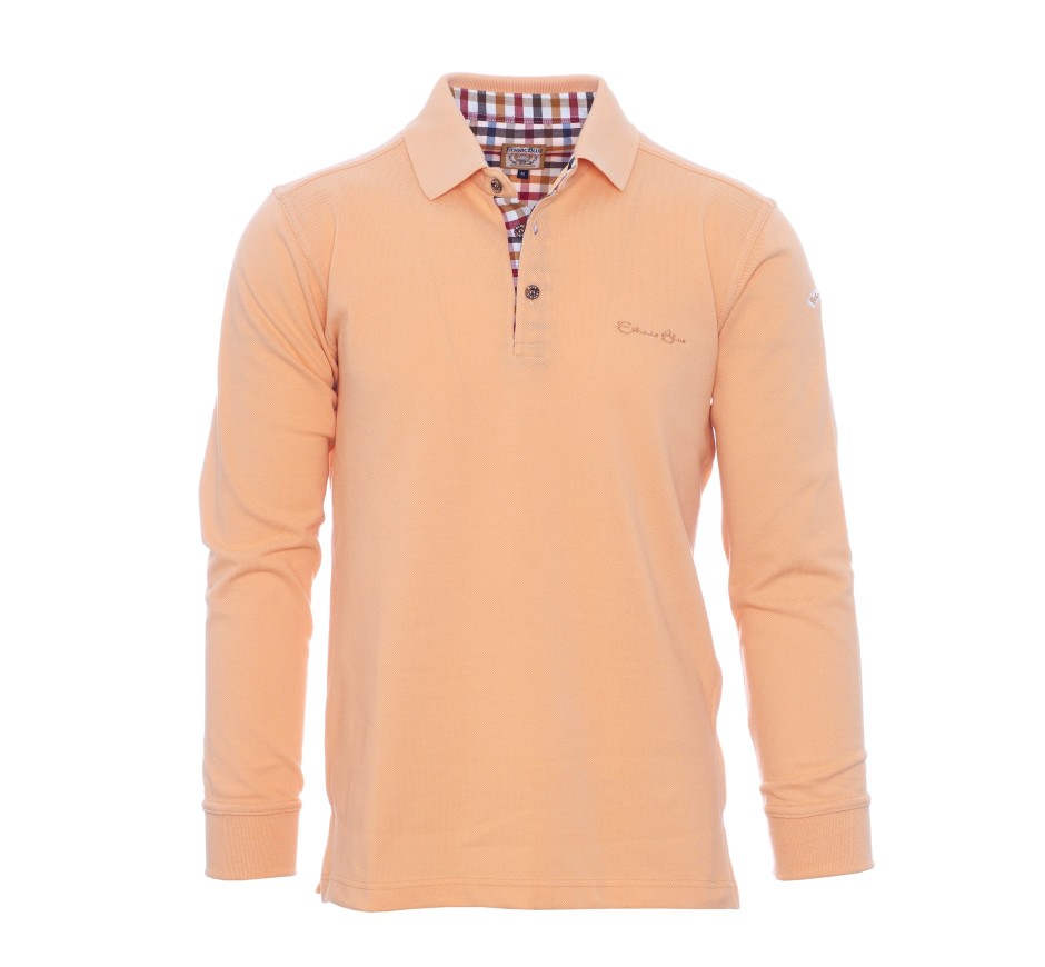 Men's Piqué Cotton Polo Shirt - Plus Sizes 3XL, 4XL | Ethnic Blue