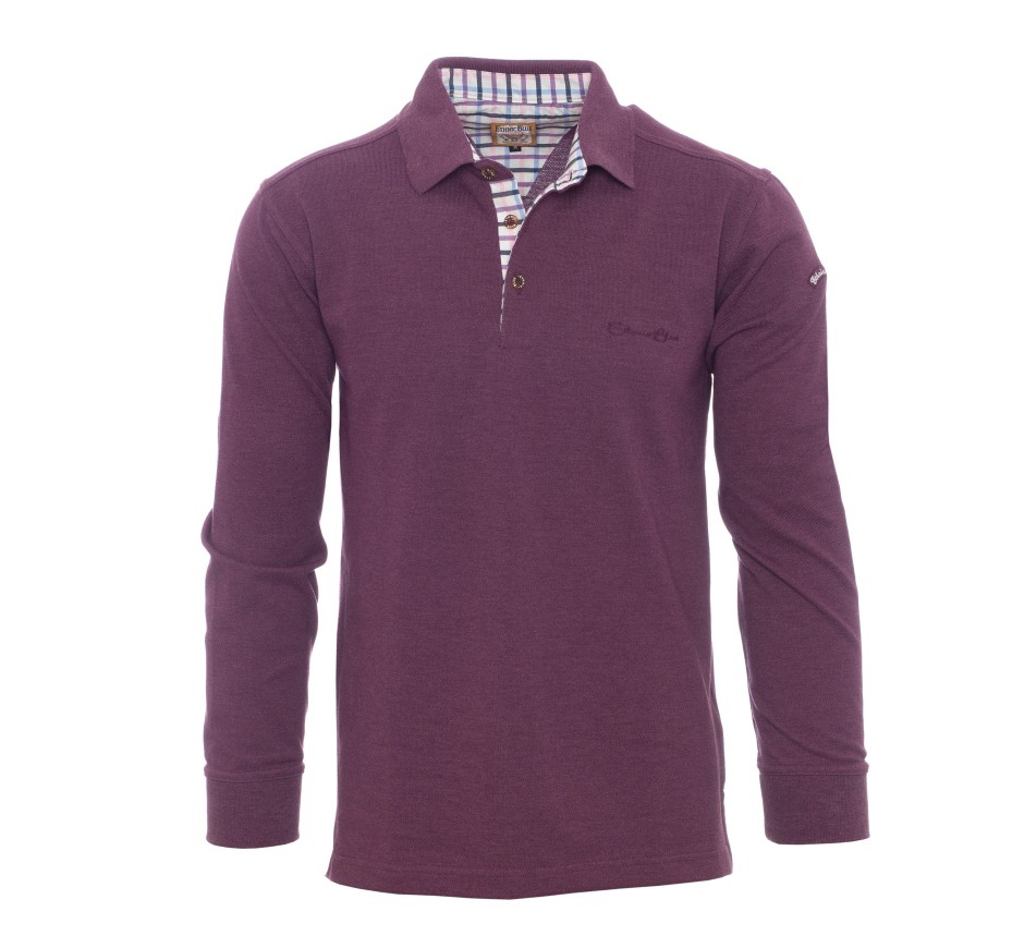 Men's Piqué Cotton Polo Shirt - Plus Sizes 3XL, 4XL | Ethnic Blue