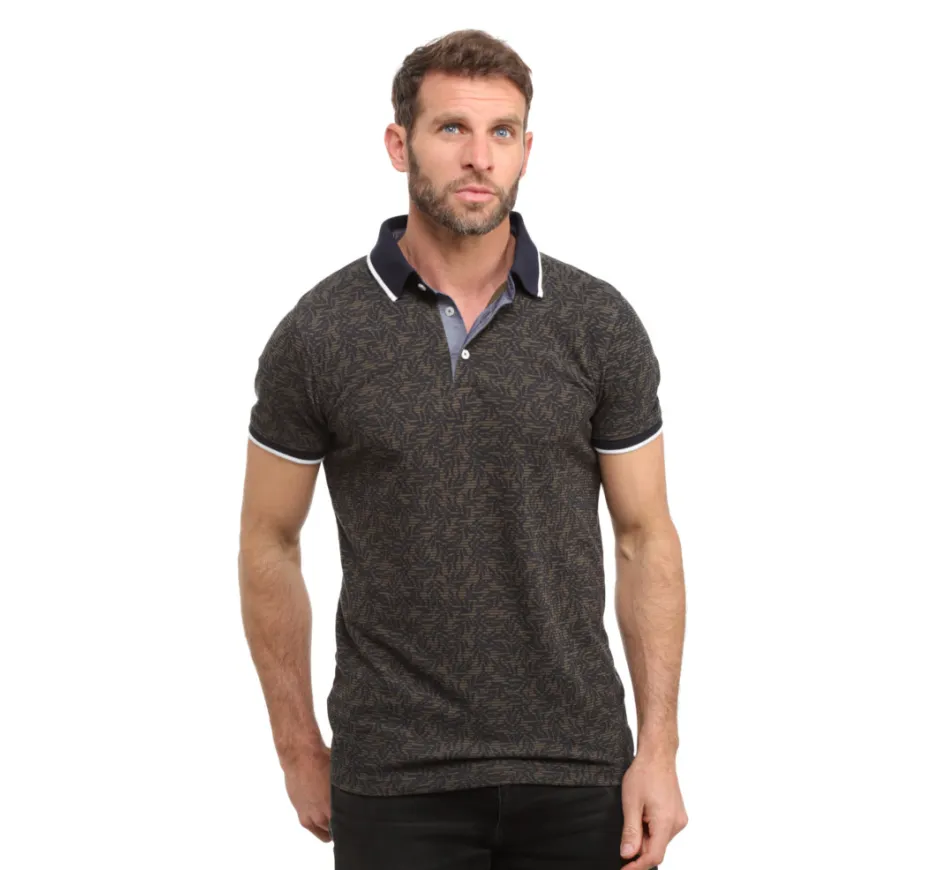 Polo Maille Piquée Imprimée Végétale – Confection Portugaise