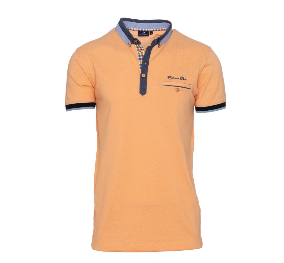 Plus Size Piqué Polo with Shirt Collar – Portugal