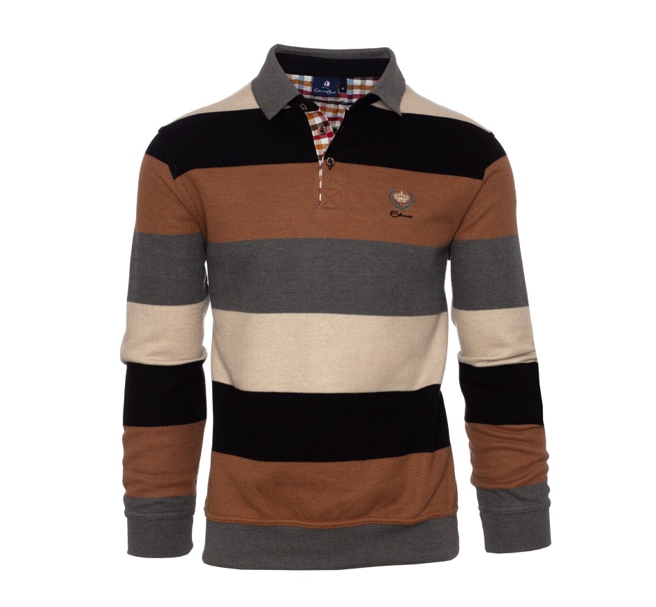 Iconic Striped Polo in Soft touch Knit Portugal