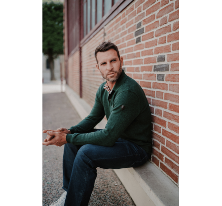 “Signature” soft-touch men’s polo – made in Portugal