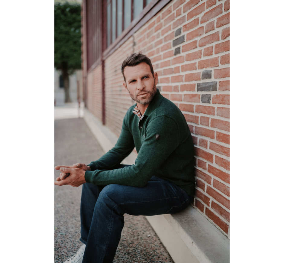 “Signature” soft-touch men’s polo – made in Portugal