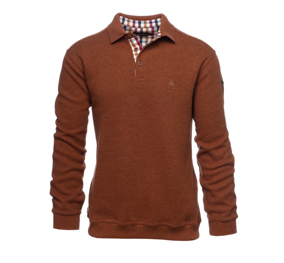 “Signature” soft-touch men’s polo – made in Portugal