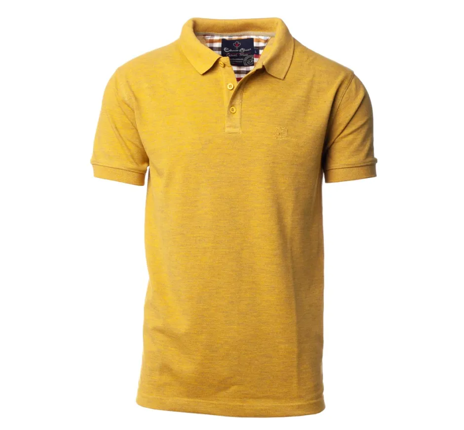 Polo piqué manches courtes uni