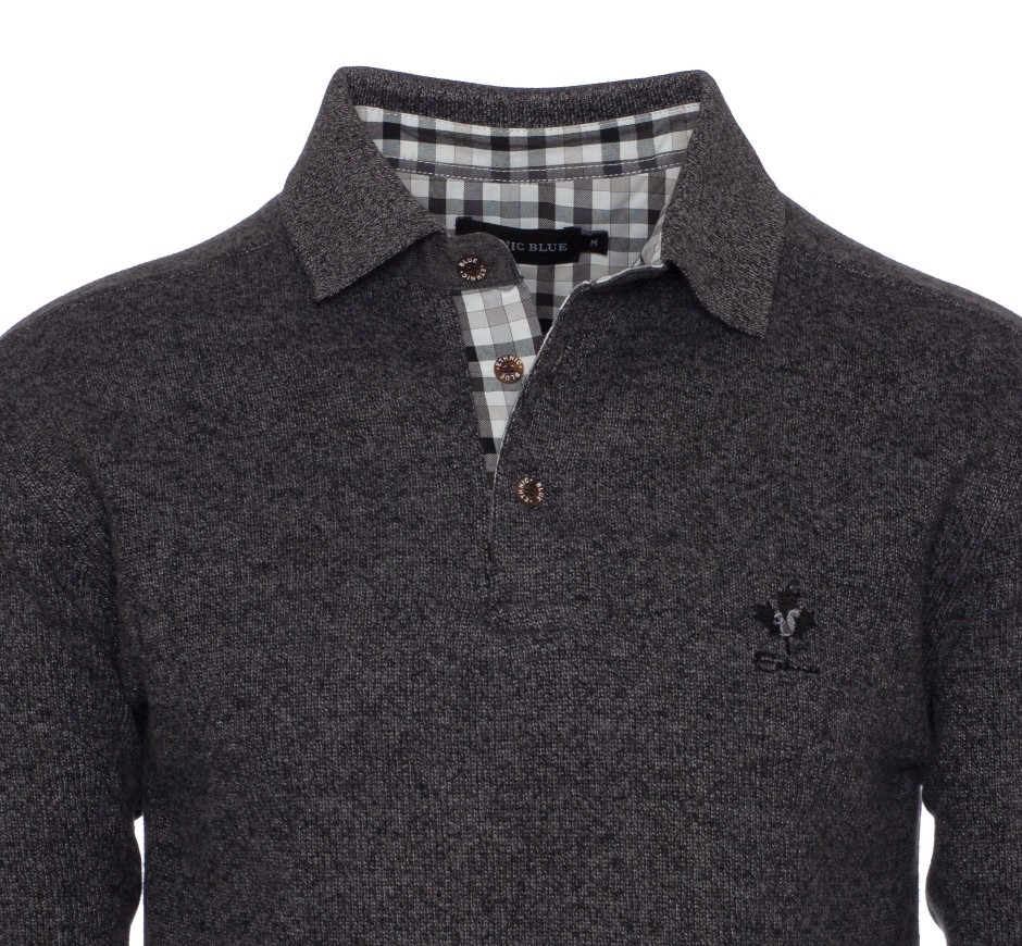 Polo Signature Homme Maille Douce Exclusive | Ethnic Blue