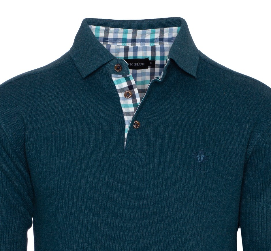 Men's Signature Polo - Exclusive Soft-Touch Knit | Ethnic Blue