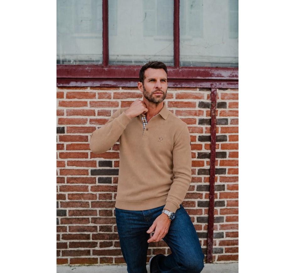Polo Signature Homme Maille Douce Exclusive | Ethnic Blue