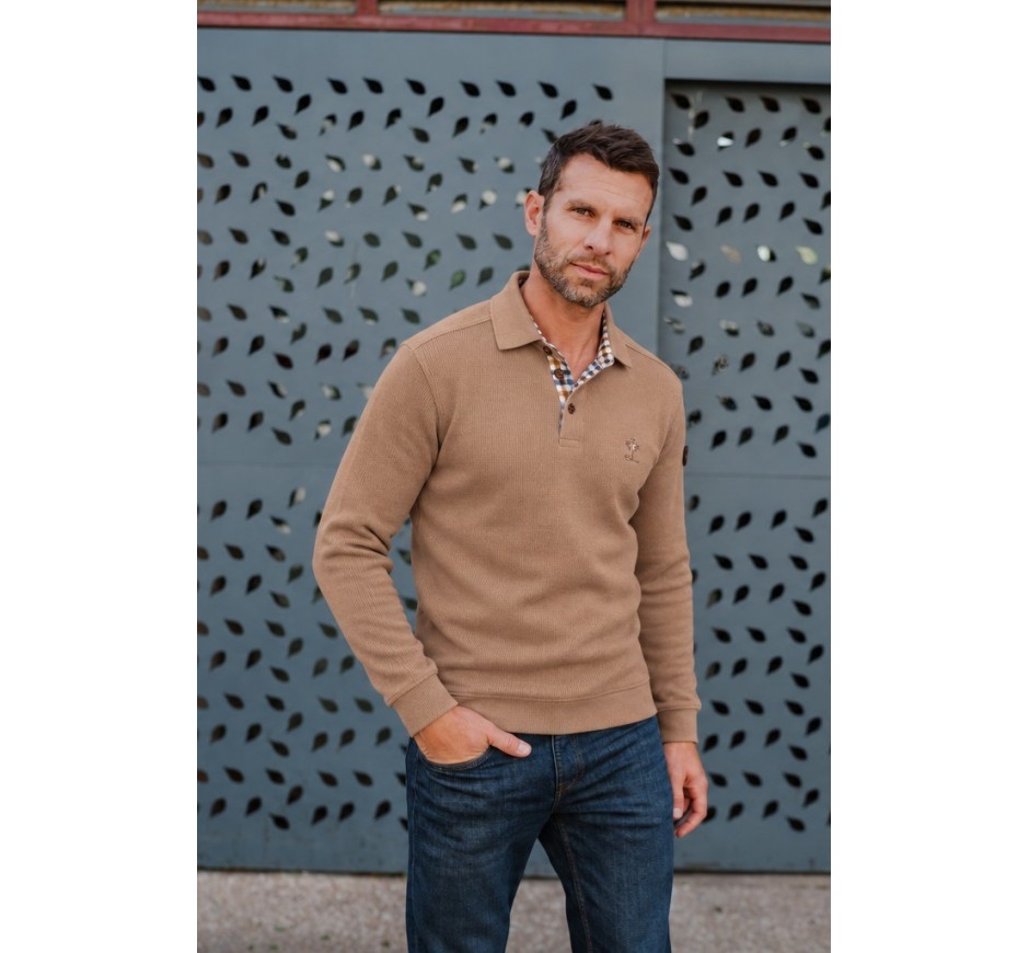 Men's Signature Polo - Exclusive Soft-Touch Knit | Ethnic Blue