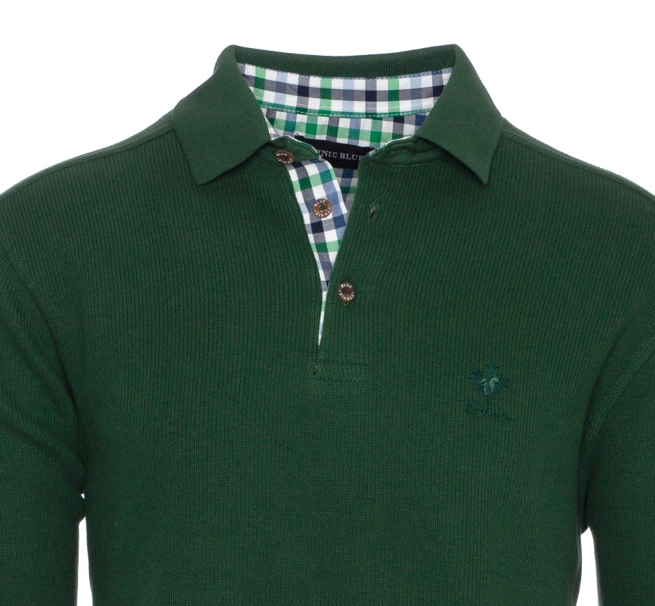 Men’s Plus Size Polo Shirt 3XL & 4XL | Ethnic Blue